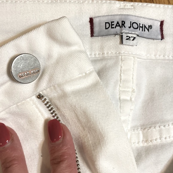Dear John white denim mini, size 27 - Picture 5 of 5
